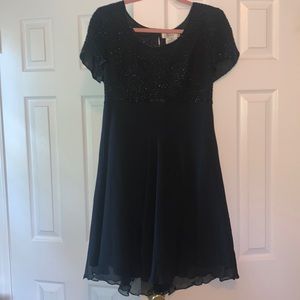 Black dress with sparkles on top!